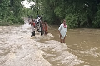 Heavy rain in gariaband