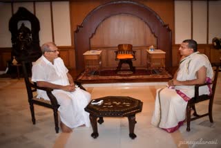 Sachhidananda swamiji visits Dharmastala 