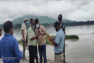 Officers took inspection of beautification in Valmiki Nagar near Indo-Nepal border