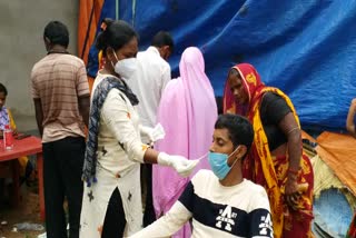 Corona check up Camp in Pakur