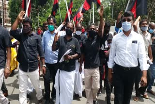 Thanthai Periyar Dravidar Kazhagam protests demanding arrest of person who insulted Periyar!