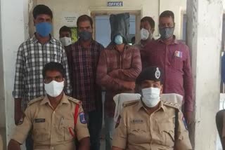  thief arrested at  Mylardevpalli