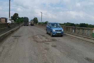 Gandak river pool damaged