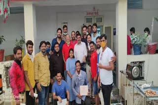 Blood donation camp organized in Manasa