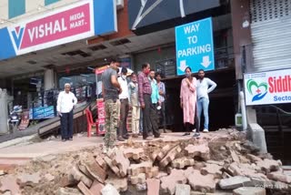 Illegal parking encroachment removed from Mega Megamart