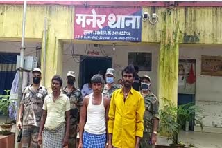 district mining officer raids on ganga ghat