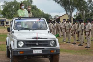 DC inspects preparations for Independence Day parade rehearsal in dumka