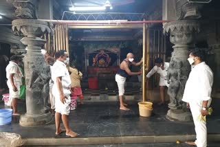 cleaning program at appanna temple