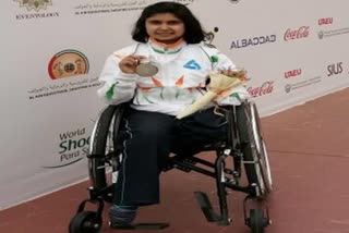 para athlete puja agarwal won silver medal in shooting world cup