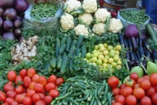 Increase in costs of vegetables in hoshangabad