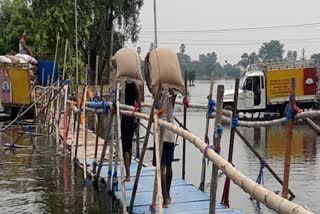 flood water entered into sfc godown 