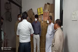 dm and ssp inspection evm godown 