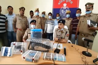 Ballia police arrested two miscreants with illegal weapons