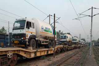 UP Govt urges Railways to transport oxygen UP Govt urges Railways to transport oxygen container of oxygen UP govt seeks help from railways UP Govt urges Railways to transport 10 ft ISO containers of oxygen railway oxygen കൊവിഡ് പ്രതിരോധം; ഓക്സിജന്‍ വിതരണത്തില്‍ പങ്ക് ചേര്‍ന്ന് ഇന്ത്യന്‍ റെയില്‍വേ കൊവിഡ് പ്രതിരോധം ഓക്സിജന്‍ വിതരണത്തില്‍ പങ്ക് ചേര്‍ന്ന് ഇന്ത്യന്‍ റെയില്‍വേ കൊവിഡ് ഓക്സിജന്‍