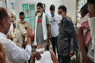 unknown criminal shot RJD worker in Gopalganj