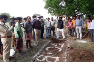 Foundation stone of Stop Water Plant Ropo Scheme