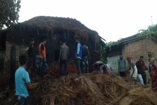 lakhs of rupees property damaged due to house fire