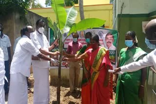 Korata Rajendran's Inspection of providing food items to students