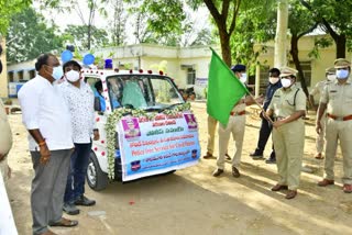  free ambulance by police, parakal police 