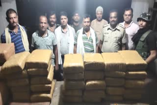 three smugglers arrested with two quintals of hemp 