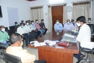 nizamabad collector meeting with scanning management