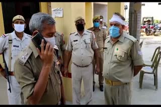 police arrested 10 villagers in bhadohi