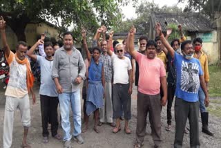 protest in dhanbad