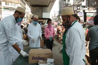 food packet was distribute on occasion of world food day