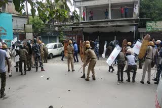 BJP-police clash