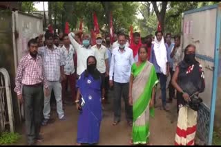 Masas and CPI protest against BCCL management in Dhanbad