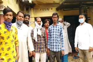 Migrant laborers migrating to Mumbai in Giridih