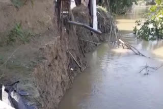 water logging in home due to heavy rain 