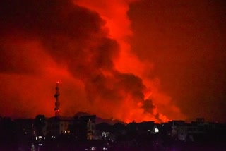 Nyiragongo volcano erupts Congo Congo volcano erupts നൈരാഗോംഗോ അഗ്നിപർവ്വതം സ്‌ഫോടനം നൈരാഗോംഗോ ഗോമയിൽ നിന്ന് ആളുകളെ സുരക്ഷിത ഭാഗങ്ങളിലേക്ക് മാറ്റി