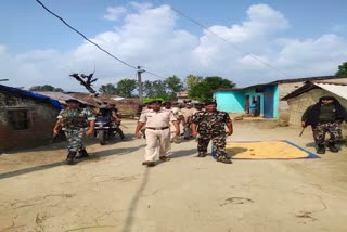 stf and police force flag march conduct in naxalite area