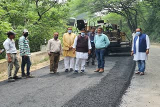 rajiv bindal inspect development work in kalaamb