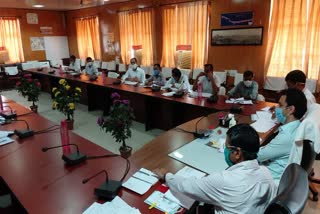 Corona review meeting, rajsamand collector took meeting 