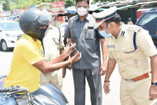 lockdown execution inspected by ramagundam cp 