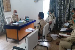 Monthly crime seminar meeting in jamtara