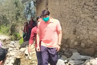 dm mangesh ghildiyal in gangi village tehri