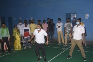 Badminton court inaugurated