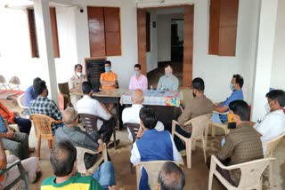 Shanti samiti meeting held in keshkal