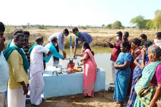 Farmers who welcomed Cauvery water
