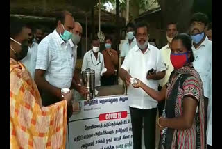 Hosur Revenue officials provided kabasura kudineer water 