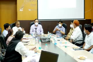 Central health department team took review 