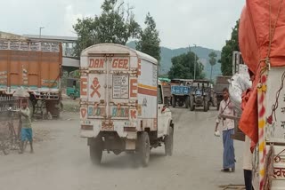 Investigation of explosive loaded vehicles in Sahibganj