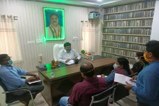 peddapalli district news, manthani mla sirdhar babu, mla sirdhar babu, corona cases in peddapalli