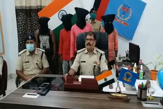 four criminal arrested in kidnapping case in Deoghar 