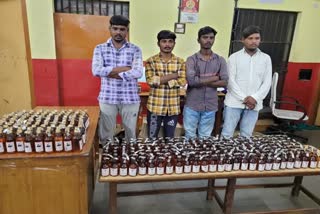 illegal liquor sales in kancheepuram six arrested