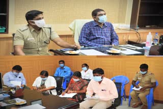 consultative meeting behalf of district collector in namakkal district