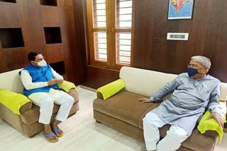 DCM karajola met prahallad joshi